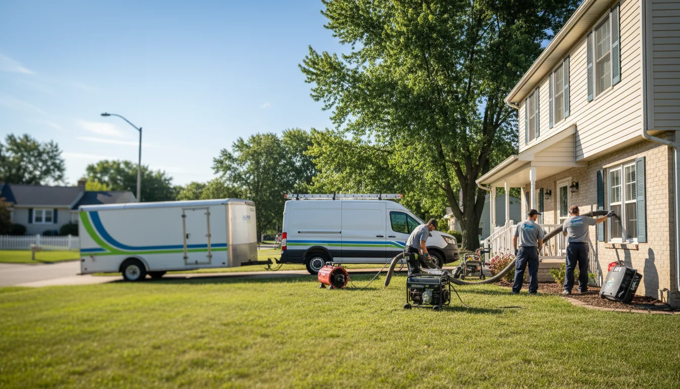 Flooded Basement Restoration And Cleanup With Repair in Fort Atkinson, WI near me